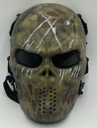 Tactical Airsoft Face Protection Gear - Camouflage Skull Mask