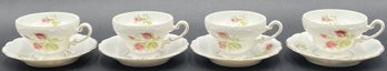 4 Vintage Teacups & Saucers From Japan