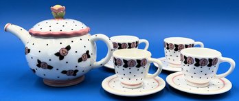 Vintage Miniature Tea Set, Adorable! - (K2)