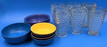 Plastic Dishes Cups - (k2)