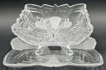 Leaded Crystal Bowl & Platter