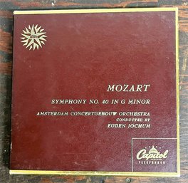 Mozart - Symphony No. 40 In G Minor ( Four 45 RPM Vinyl Record Box Set)
