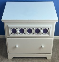 Wooden End Table 2 Drawer Dresser