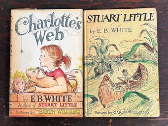 Stuart Little (1945) & Charlottes Web (1952) -  First Edition Books By E.B. White