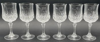 Crystal D'Arques Durand Longchamp Water Goblets/Wine Glasses