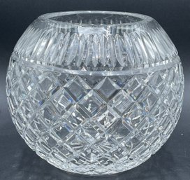 Leaded Crystal Globe Vase