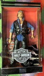 1998 Mattel Harley Davidson Ken Barbie Doll New In Packaging - (A5)