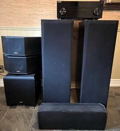 SAMSUNG Receiver HW-C900 With Klipsch Subwoofer & 5 Klipsch Speakers - (D)