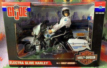 G.I Joe Electra Glide Harley Metropolitan Police New In Packaging- (A5)