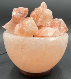 Himalayan Salt Lamp With Adjustable Brightness