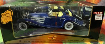 1936 Mercedes-Benz 500k Typ Special Roadster, Diecast Mode Car New In Box - (A5)