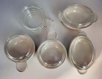 Vintage Lidded, Single Serve Corning Ware Dishes D17