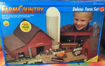 Vintage ERTL Farm Country Deluxe Farm Set In Box - (A5)