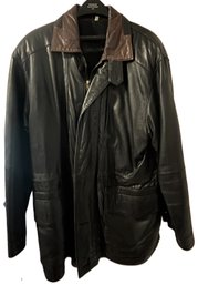 Mark Alexander Mens Leather Jacket Size Large - (MBRC)