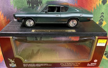 1969 Plymouth Barracuda Die Cast Model By Road Legends In Box - (A5)