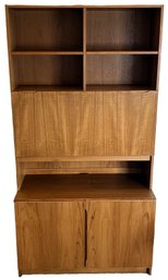 Vintage Danish MCM Teak Cabinet Shelf - (FR)