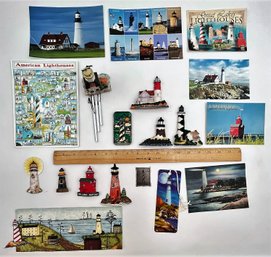 Lighthouse Wind Chime, Magnets And Ephemera LH40