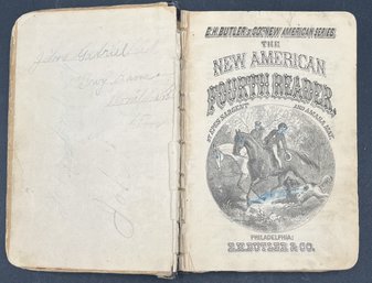 'The New American Fourth Reader' Vintage Book