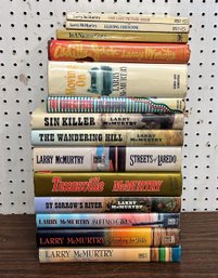 Book Bundle #15 - Author Larry McMurtry  - 14 Books - Mostly Hardcovers