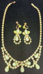 Stunning Vintage Necklace & Earrings #2