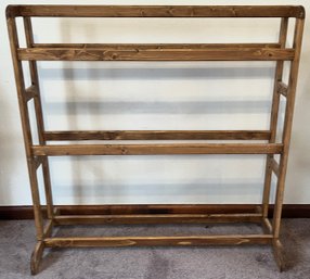 Wooden Quilt Rack - (B2)