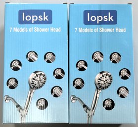 2 LOPSK 7 Models Of Shower Head New In Box - (FR)