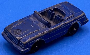 Vintage Tootsie Toy Mercedes Benz 450 SL Convertible Blue Die Cast - (C1)