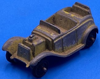Vintage Tootsie Toy Roadster Die Cast Yellow Metal - (TR2)