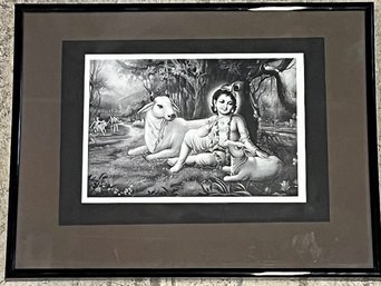Janmashtami Krishna Ji Picture - Plastic Frame