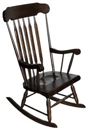 Vintage Wood Rocking Chair - (D)