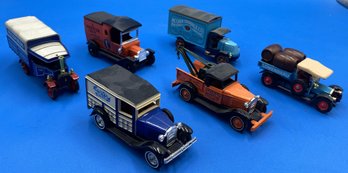 Lot Of 6 Vintage Die Cast Metal Matchbox Vehicles - (TR2)