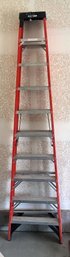 WERNER 10 Foot Fiberglass Step Ladder