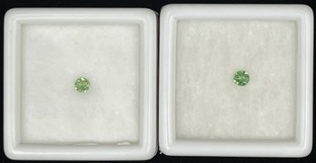 2 Tsavorite Garnets #29