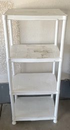 Plastic 4 Tier Shelf