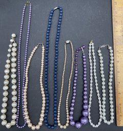 Costume Necklace Bundle (Beads, Stones, Shells) J6 - (BR3)