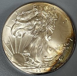 2014 One Ounce Silver Eagle Liberty Dollar (3 Of 3) - (BBR)