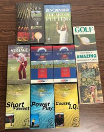 Lot Of 10 Golf VHS Tapes