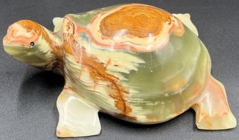 Carved Stone Turtle - (FP)