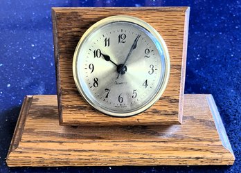 Wood Quartz Clock - (G)