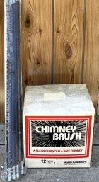 Chimney Brush & Rod New In Box - (G)
