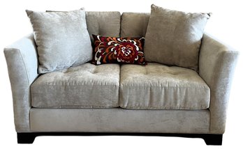 Stylish Love Seat With Pillows