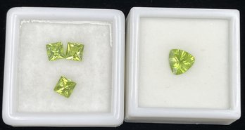 Pretty Cut Peridot Gemstones #76