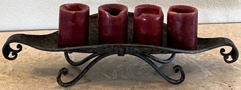 Metal Decorative 4 Candle Holder