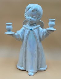 Vintage Ceramic Angel Candle Holder