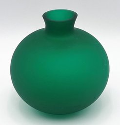 Green Glass Vase