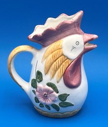 Ceramic Rooster Pitcher