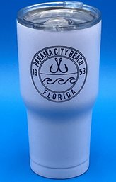 Panama City Beach Stainless Steel Tumbler With Lid