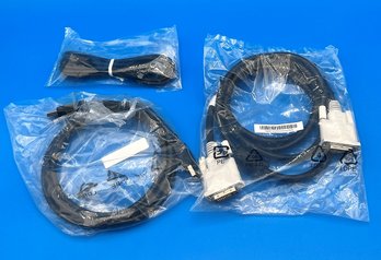 Lot Of 3 New In Packaging Cables