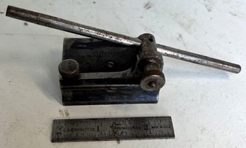 Vintage STARETT Small Surface Gauge & Starrett Ruler - (T20)