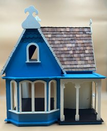 Repaired, Repainted And Restored Victorian Dollhouse